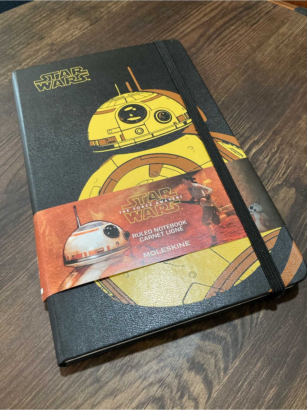 Moleskine BB8 Star Wars ruled notebook style Journal, hardback limited edition